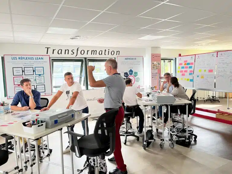 Conduite du changement étape 2 : animation et coaching d’un groupe de travail test pour le déploiement du lean management